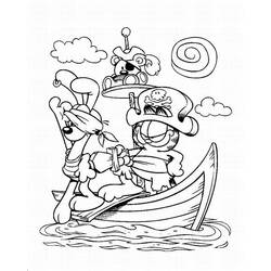 Dibujo para colorear: Pirate ship (Transporte) #138407 - Dibujos para colorear