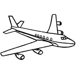Dibujo para colorear: Plane (Transporte) #134781 - Dibujos para colorear