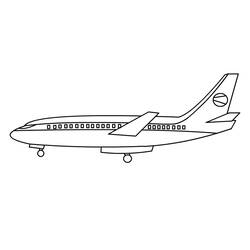 Dibujo para colorear: Plane (Transporte) #134785 - Dibujos para colorear