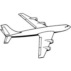 Dibujo para colorear: Plane (Transporte) #134792 - Dibujos para Colorear e Imprimir Gratis