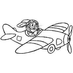 Dibujo para colorear: Plane (Transporte) #134797 - Dibujos para colorear