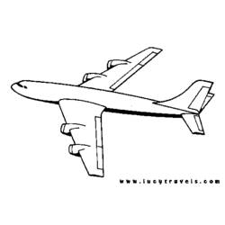 Dibujo para colorear: Plane (Transporte) #134808 - Dibujos para Colorear e Imprimir Gratis