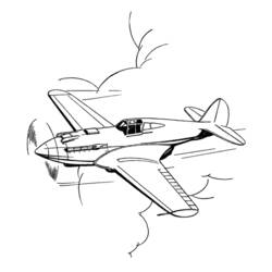 Dibujo para colorear: Plane (Transporte) #134833 - Dibujos para Colorear e Imprimir Gratis