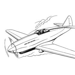 Dibujo para colorear: Plane (Transporte) #134857 - Dibujos para Colorear e Imprimir Gratis