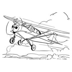 Dibujo para colorear: Plane (Transporte) #134864 - Dibujos para Colorear e Imprimir Gratis