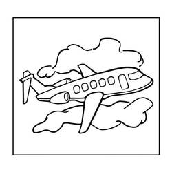 Dibujo para colorear: Plane (Transporte) #134868 - Dibujos para Colorear e Imprimir Gratis