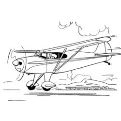 Dibujo para colorear: Plane (Transporte) #134870 - Dibujos para Colorear e Imprimir Gratis