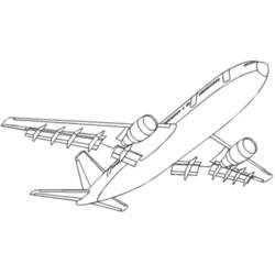 Dibujo para colorear: Plane (Transporte) #134872 - Dibujos para Colorear e Imprimir Gratis