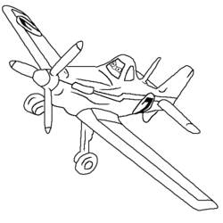 Dibujo para colorear: Plane (Transporte) #134922 - Dibujos para Colorear e Imprimir Gratis