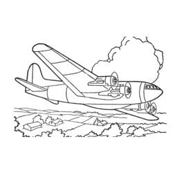 Dibujo para colorear: Plane (Transporte) #134933 - Dibujos para Colorear e Imprimir Gratis