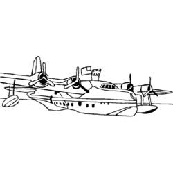 Dibujo para colorear: Plane (Transporte) #134935 - Dibujos para Colorear e Imprimir Gratis