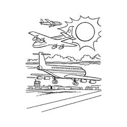 Dibujo para colorear: Plane (Transporte) #134949 - Dibujos para Colorear e Imprimir Gratis