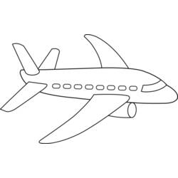Dibujo para colorear: Plane (Transporte) #134951 - Dibujos para colorear