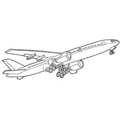Dibujo para colorear: Plane (Transporte) #134956 - Dibujos para Colorear e Imprimir Gratis