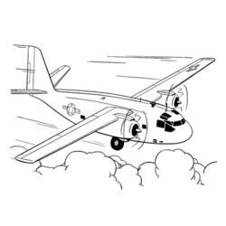 Dibujo para colorear: Plane (Transporte) #134965 - Dibujos para Colorear e Imprimir Gratis