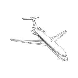Dibujo para colorear: Plane (Transporte) #134967 - Dibujos para Colorear e Imprimir Gratis