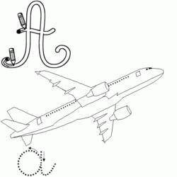 Dibujo para colorear: Plane (Transporte) #134989 - Dibujos para Colorear e Imprimir Gratis