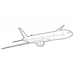 Dibujo para colorear: Plane (Transporte) #135009 - Dibujos para Colorear e Imprimir Gratis