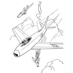 Dibujo para colorear: Plane (Transporte) #135011 - Dibujos para Colorear e Imprimir Gratis