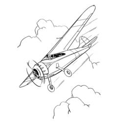 Dibujo para colorear: Plane (Transporte) #135021 - Dibujos para Colorear e Imprimir Gratis