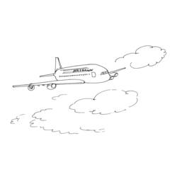 Dibujo para colorear: Plane (Transporte) #135025 - Dibujos para Colorear e Imprimir Gratis