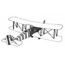 Dibujo para colorear: Plane (Transporte) #135026 - Dibujos para Colorear e Imprimir Gratis