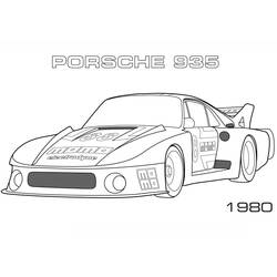 Dibujo para colorear: Porsche (Transporte) #174242 - Dibujos para Colorear e Imprimir Gratis