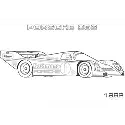 Dibujo para colorear: Porsche (Transporte) #174243 - Dibujos para Colorear e Imprimir Gratis