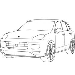 Dibujo para colorear: Porsche (Transporte) #174256 - Dibujos para Colorear e Imprimir Gratis