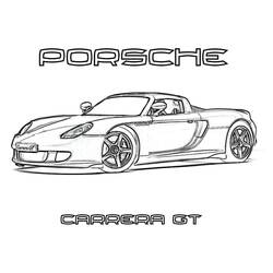 Dibujo para colorear: Porsche (Transporte) #174263 - Dibujos para Colorear e Imprimir Gratis