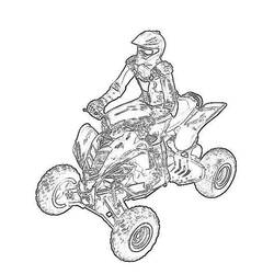Dibujo para colorear: Quad / ATV (Transporte) #143191 - Dibujos para colorear