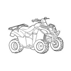 Dibujo para colorear: Quad / ATV (Transporte) #143197 - Dibujos para colorear