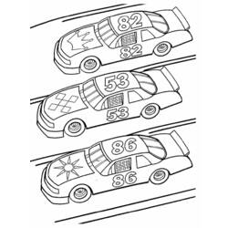 Dibujo para colorear: Race car (Transporte) #138857 - Dibujos para colorear