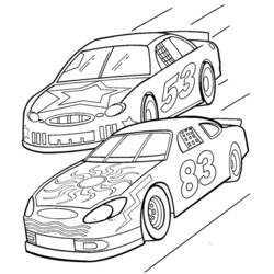 Dibujo para colorear: Race car (Transporte) #138879 - Dibujos para colorear