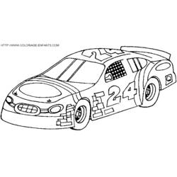 Dibujo para colorear: Race car (Transporte) #138881 - Dibujos para colorear