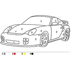 Dibujos para colorear: Race car - Dibujos para colorear