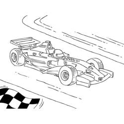 Dibujo para colorear: Race car (Transporte) #138971 - Dibujos para colorear
