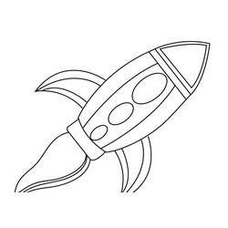 Dibujo para colorear: Rocket (Transporte) #140048 - Dibujos para colorear