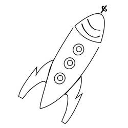 Dibujo para colorear: Rocket (Transporte) #140055 - Dibujos para colorear