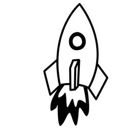 Dibujo para colorear: Rocket (Transporte) #140056 - Dibujos para colorear