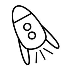 Dibujo para colorear: Rocket (Transporte) #140063 - Dibujos para Colorear e Imprimir Gratis