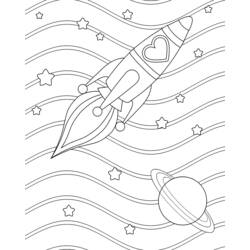 Dibujo para colorear: Rocket (Transporte) #140094 - Dibujos para Colorear e Imprimir Gratis