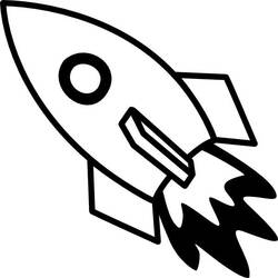 Dibujo para colorear: Rocket (Transporte) #140134 - Dibujos para Colorear e Imprimir Gratis