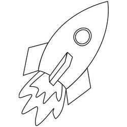 Dibujo para colorear: Rocket (Transporte) #140158 - Dibujos para colorear
