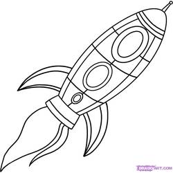Dibujo para colorear: Rocket (Transporte) #140163 - Dibujos para colorear