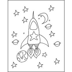 Dibujo para colorear: Rocket (Transporte) #140217 - Dibujos para Colorear e Imprimir Gratis