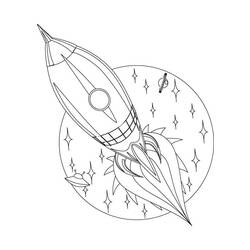 Dibujo para colorear: Rocket (Transporte) #140258 - Dibujos para Colorear e Imprimir Gratis