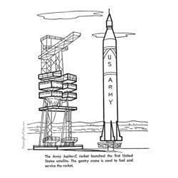Dibujo para colorear: Rocket (Transporte) #140290 - Dibujos para Colorear e Imprimir Gratis