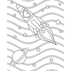 Dibujo para colorear: Rocket (Transporte) #140296 - Dibujos para Colorear e Imprimir Gratis