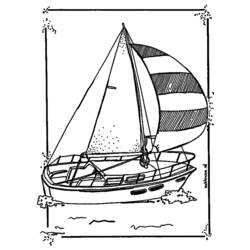 Dibujo para colorear: Sailboat (Transporte) #143579 - Dibujos para Colorear e Imprimir Gratis